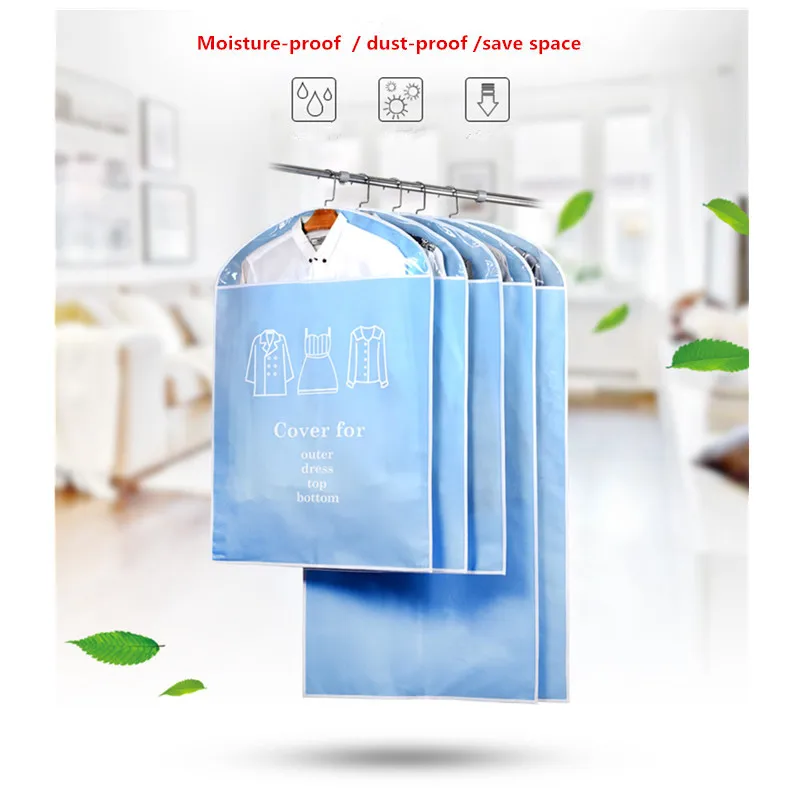 1 pcs Korean non-woven Clothes dust-proof coat dust cover hanging Storage Bag Cloth Hanging Dress coat storage cover wholesale
1 pcs Korean non-woven Clothes dust-proof coat dust cover hanging Storage Bag Cloth Hanging Dress coat storage cover wholesale