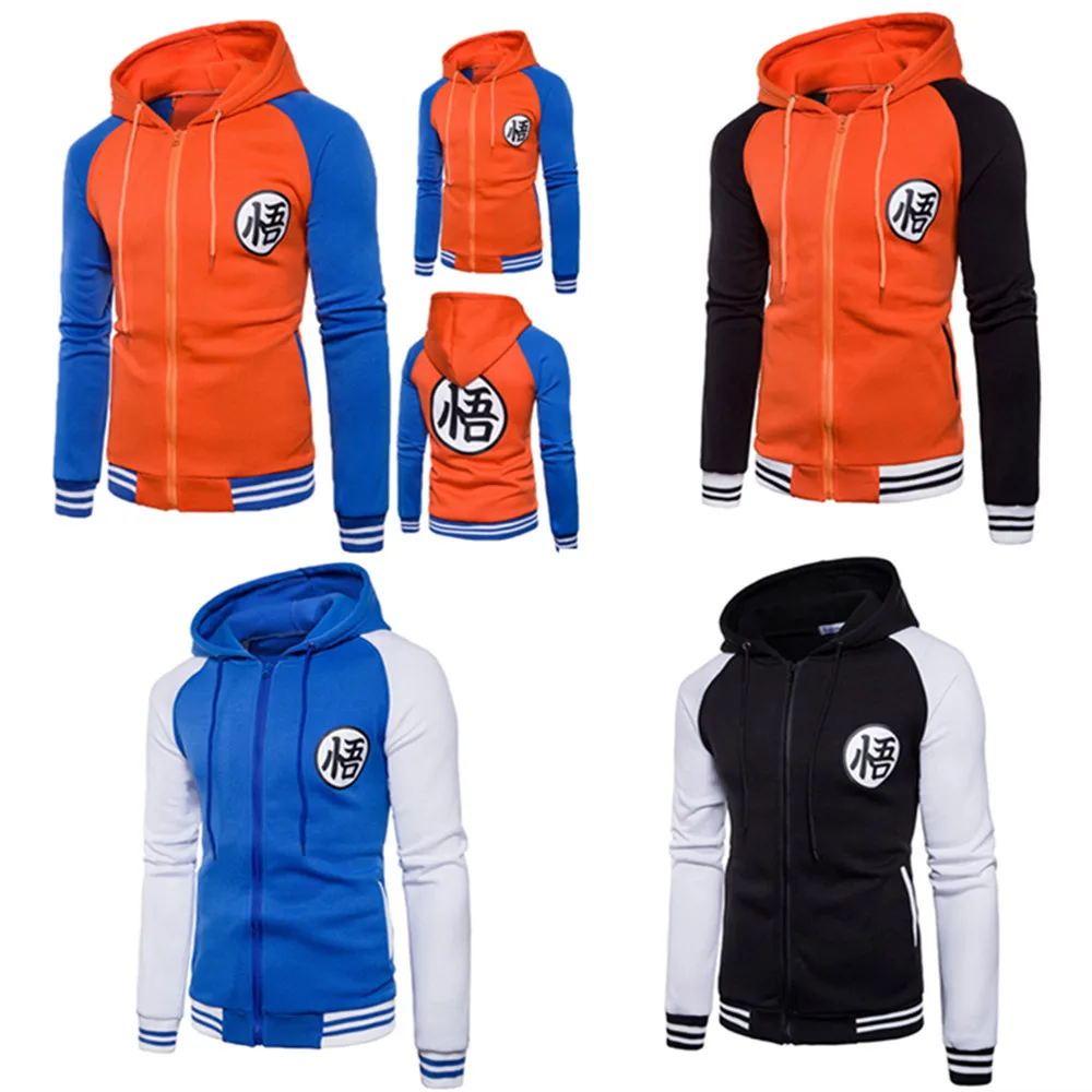 Dragon Ball Z Kakarotto Son Goku hoodie cosplay Chinese characters Printing zipper Hoodies Sweatshirts Men's children's jacket
Dragon Ball Z Kakarotto Son Goku hoodie cosplay Chinese characters Printing zipper Hoodies Sweatshirts Men's children's jacket