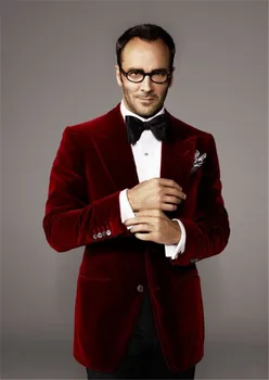 Custom Made Wedding Groom Suits Men Formal Business Show Velvet Jacket Peak Lapel Black Pants Best Man Tuxedos
Custom Made Wedding Groom Suits Men Formal Business Show Velvet Jacket Peak Lapel Black Pants Best Man Tuxedos
