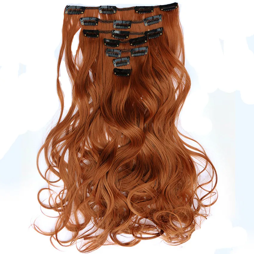 Feibin Clip In Hairpiece Hair Extensions Synthetic Long Wavy Full Head 22inch 55cm Heat Resistant
Feibin Clip In Hairpiece Hair Extensions Synthetic Long Wavy Full Head 22inch 55cm Heat Resistant