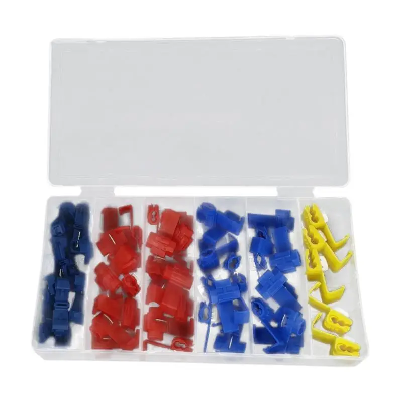 65pcs Electrical Cable Connectors Fast Quick Splice Lock Wire Connection Crimp Terminals High Wire Connection Tools Supplies
65pcs Electrical Cable Connectors Fast Quick Splice Lock Wire Connection Crimp Terminals High Wire Connection Tools Supplies