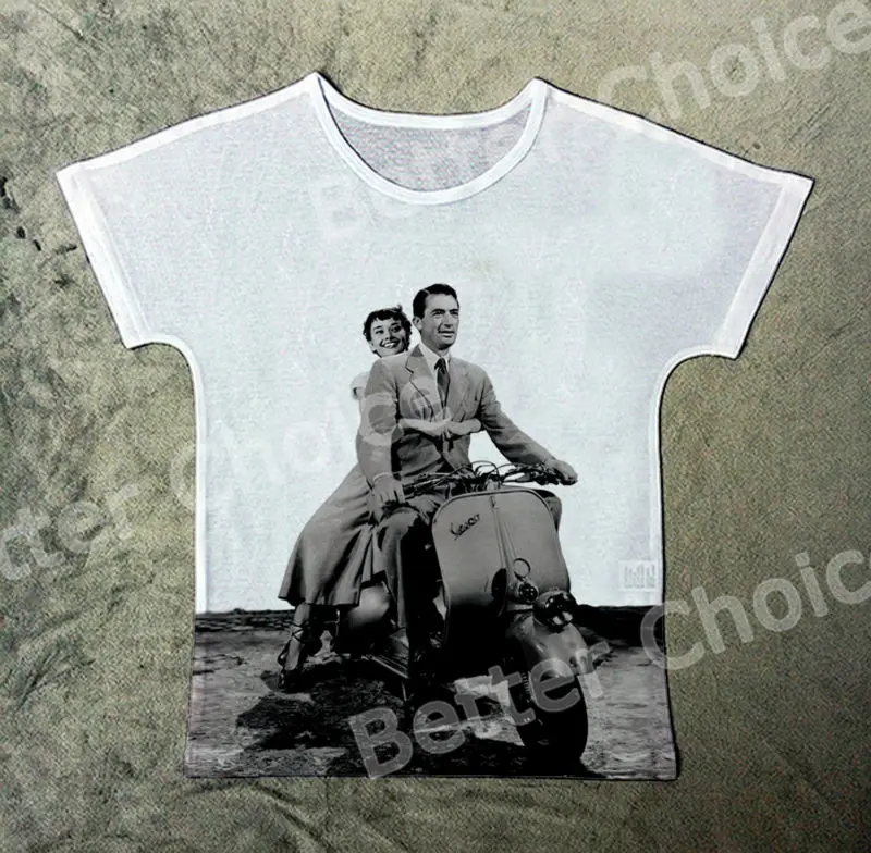 Track Ship+Vintage Retro Cool Rock&Roll Punk T-shirt Top Romantic Vacaciones En Roma Roman Holiday Pelicula Princess Ann 1322
Track Ship+Vintage Retro Cool Rock&Roll Punk T-shirt Top Romantic Vacaciones En Roma Roman Holiday Pelicula Princess Ann 1322