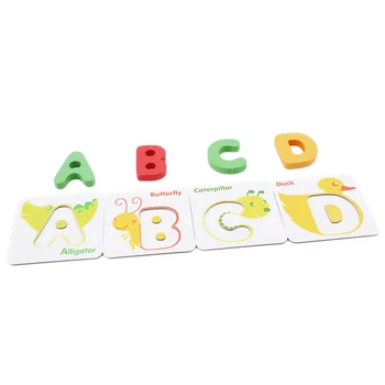 Wooden Early Education Baby Card Book Preschool English Learning ABC Alphabet Letter Cards Cognitive Toys Animal Puzzle
Wooden Early Education Baby Card Book Preschool English Learning ABC Alphabet Letter Cards Cognitive Toys Animal Puzzle