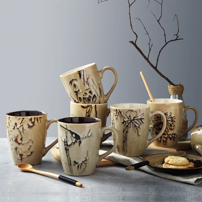 christmas gift ceramic mug brief Chinese style retro classical creative coffee tea milk cups and mugs handpainted brown cup 1pc
christmas gift ceramic mug brief Chinese style retro classical creative coffee tea milk cups and mugs handpainted brown cup 1pc