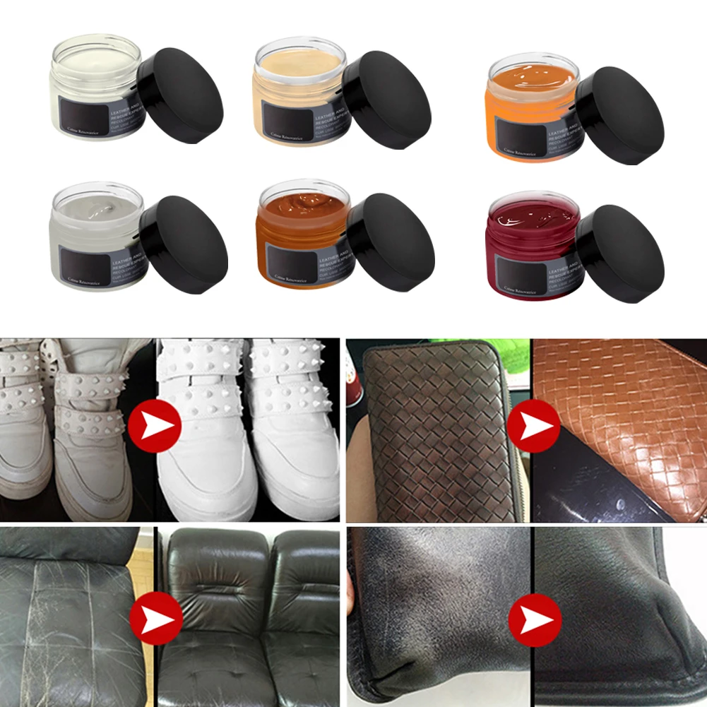 Description Picture 2 of itemColor Paste Shoe Cream Leather Polish Coloring Agent Leather Stain Wax Shoe Polish For Bag Shoes Sofa Furniture proficient