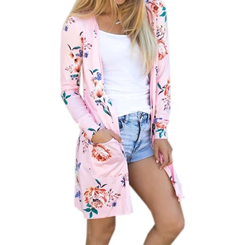 Summer Coat Woman Kimono Jacket Casual Floral Cardigans Jackets Long Sleeve Loose Coat Tops Tee Tunic Mujer Femme 2017 WS1105U 
Summer Coat Woman Kimono Jacket Casual Floral Cardigans Jackets Long Sleeve Loose Coat Tops Tee Tunic Mujer Femme 2017 WS1105U