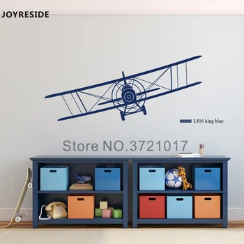 JOYRESIDE Biplane Airplane Wall Decal Vinyl Sticker Decor For Kids Boys Nursery Living Room Design Bedroom Decoration DIY XY031
JOYRESIDE Biplane Airplane Wall Decal Vinyl Sticker Decor For Kids Boys Nursery Living Room Design Bedroom Decoration DIY XY031