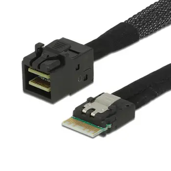 Chenyang SAS 4.0 SFF-8654 4i 38pin Host to HD Mini SAS 4i SFF-8643 36pin Target Cable
Chenyang SAS 4.0 SFF-8654 4i 38pin Host to HD Mini SAS 4i SFF-8643 36pin Target Cable