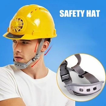 Solar Fan Working Helmet Adjustable Ventilation Sunscreen Waterproof Architecture Worker Cap HFing
Solar Fan Working Helmet Adjustable Ventilation Sunscreen Waterproof Architecture Worker Cap HFing