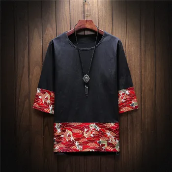 2018 new national style summer Chinese style cultural shirt short-sleeved Japanese mosaic printing men's T-shirt S-5XL
2018 new national style summer Chinese style cultural shirt short-sleeved Japanese mosaic printing men's T-shirt S-5XL