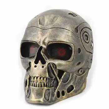 Resin Skull Skeleton Mask Cosplay Costume Props Novelty CS Terminator Robot T800 Terrorist Halloween Full Face Scary Mask
Resin Skull Skeleton Mask Cosplay Costume Props Novelty CS Terminator Robot T800 Terrorist Halloween Full Face Scary Mask