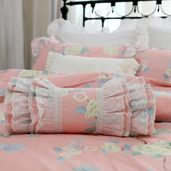 Cute embroidery roll cushion decoration bed pillow flower print candy cushion double ruffle lace lumbar pillow sofa hand rests
Cute embroidery roll cushion decoration bed pillow flower print candy cushion double ruffle lace lumbar pillow sofa hand rests