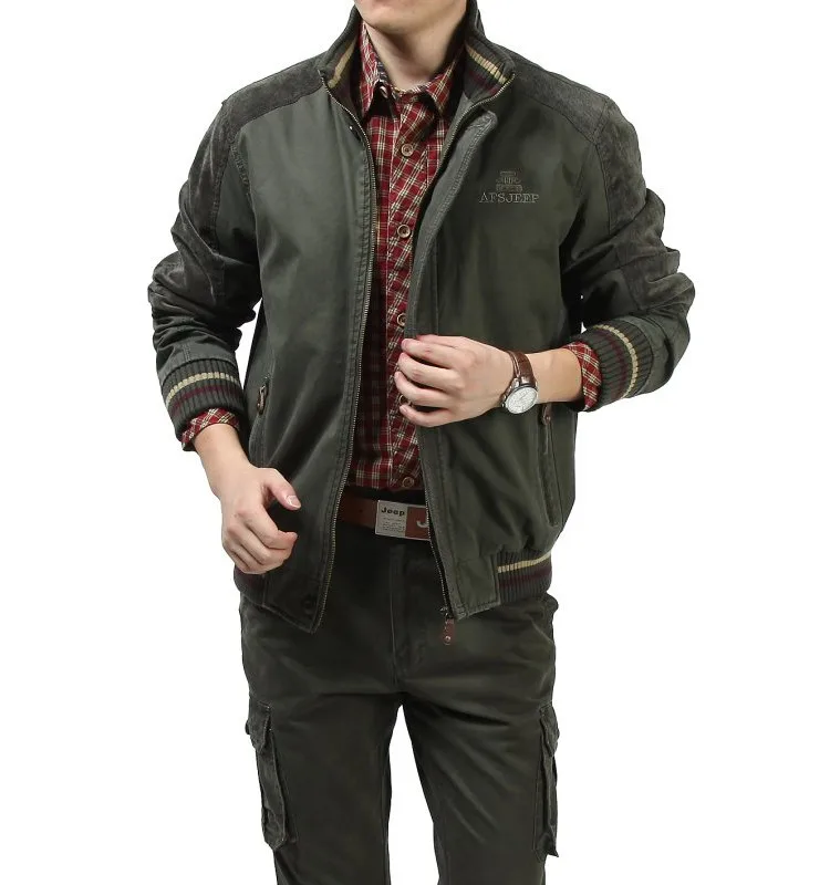 Big size M - 5XL 2015 European men casual brand 100% cotton army green jacket coat man spring khaki jackets casaco #609
Big size M - 5XL 2015 European men casual brand 100% cotton army green jacket coat man spring khaki jackets casaco #609