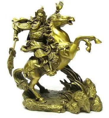 Chinese bronze brass Dragon Warrior Guan Gong/ Yu on horse Statue 7"H Gold copper tools wedding Decoration Brass Bronze 6.6
Chinese bronze brass Dragon Warrior Guan Gong/ Yu on horse Statue 7"H Gold copper tools wedding Decoration Brass Bronze 6.6
