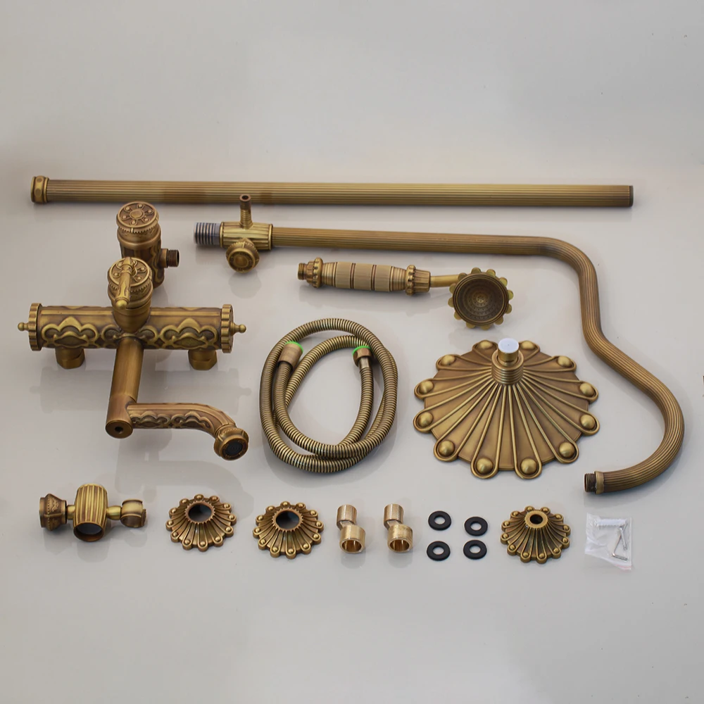 Description Picture 5 of itemKEMAIDI Shower Faucets Bathroom Shower Set Bath Rain Shower Wall Mounted Hand Held Brass Shower Head Chuveiro Do Banheiro