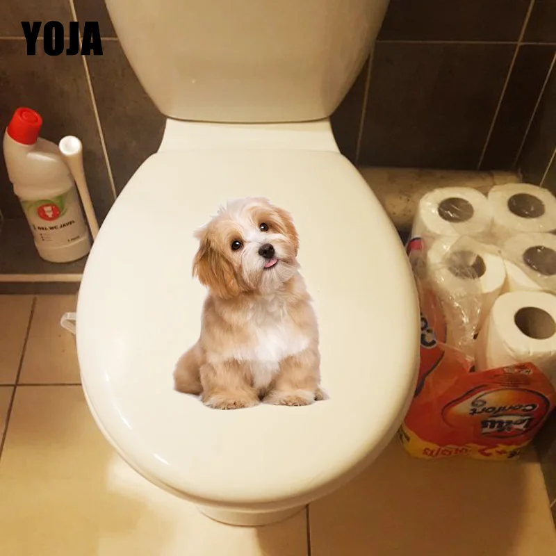 YOJA 16.5*22.3CM A Dog With A Slanting Head Wall Decals WC Toilet Sticker Home Decoration T1-0233
YOJA 16.5*22.3CM A Dog With A Slanting Head Wall Decals WC Toilet Sticker Home Decoration T1-0233