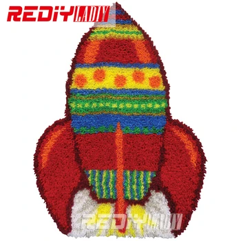 DIY Latch Hook Rug Kits Unfinished Crocheting Tapestry 3D Yarn Needlework Cushion Set for Embroidery Carpet Rocket Flying Mat
DIY Latch Hook Rug Kits Unfinished Crocheting Tapestry 3D Yarn Needlework Cushion Set for Embroidery Carpet Rocket Flying Mat