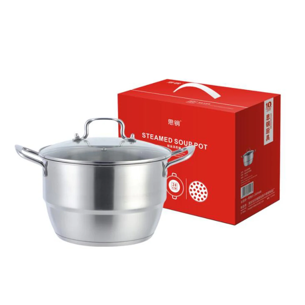 22 CM Double Boilers Steamer Pot Multi-function Non-stick pan Soup Stock Pots Cookware Single Bottom water boiler Boilers ZG30
22 CM Double Boilers Steamer Pot Multi-function Non-stick pan Soup Stock Pots Cookware Single Bottom water boiler Boilers ZG30
