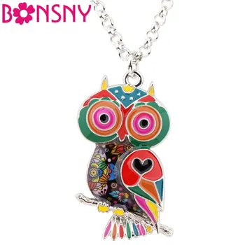 Bonsny Statement Zinc Alloy Floral Owl Bird Choker Necklace Chain Pendant Fashion 2018 New Enamel Jewelry For Women Teens Girl
Bonsny Statement Zinc Alloy Floral Owl Bird Choker Necklace Chain Pendant Fashion 2018 New Enamel Jewelry For Women Teens Girl
