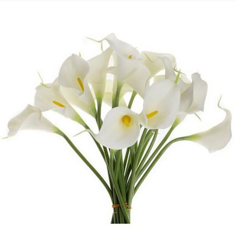 10pcs Artificial Flower bouquet Calla Lily White Wedding Flowers Bouquet Wedding Party Home decoration 3MY18
10pcs Artificial Flower bouquet Calla Lily White Wedding Flowers Bouquet Wedding Party Home decoration 3MY18