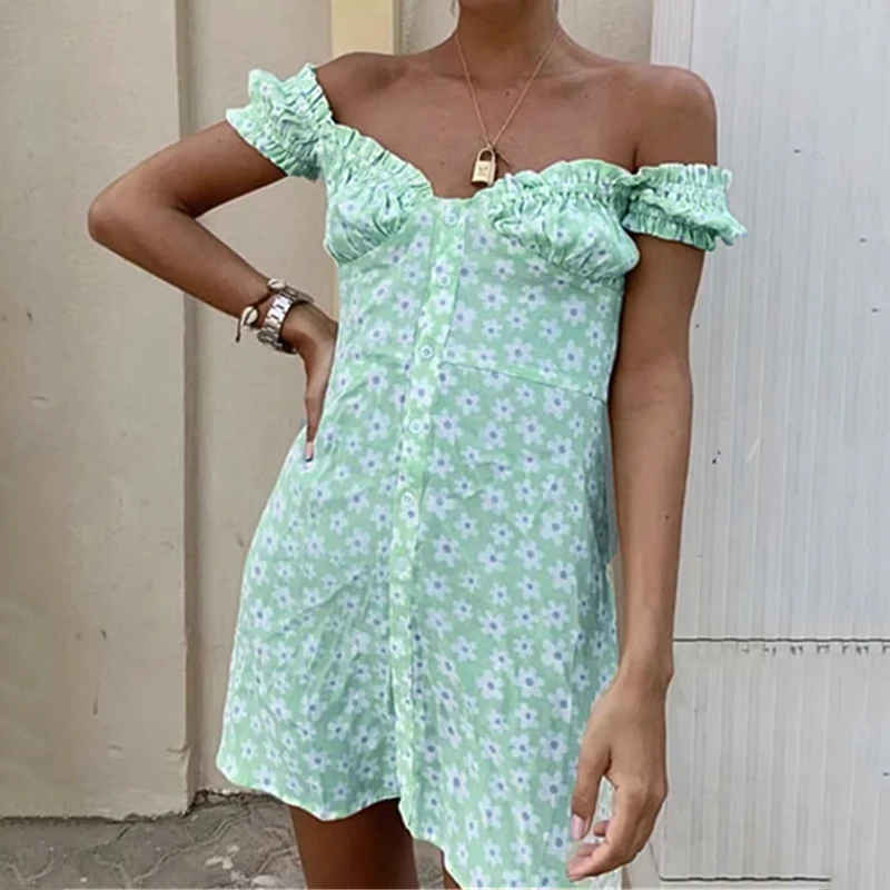 Summer retro sundress beach robe dress Women casual slim Dresses vestido 2019 Wooden Puff sleeve printed beach short print dress
Summer retro sundress beach robe dress Women casual slim Dresses vestido 2019 Wooden Puff sleeve printed beach short print dress