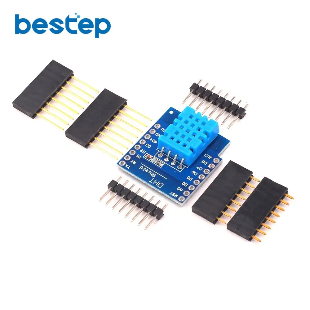 DHT Pro Shield for D1 mini DHT11 Singlebus Digital Temperature Humidity Sensor Module | Электронные компоненты и