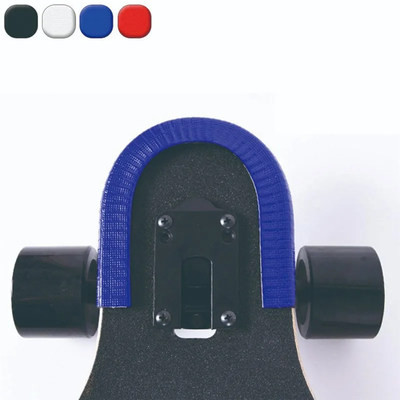 

Skateboard Deck Guards Protector U Channel Design Rubber and Steel Fashion Bumpers Bump Longboard Dance Board Crash Rubber Strip