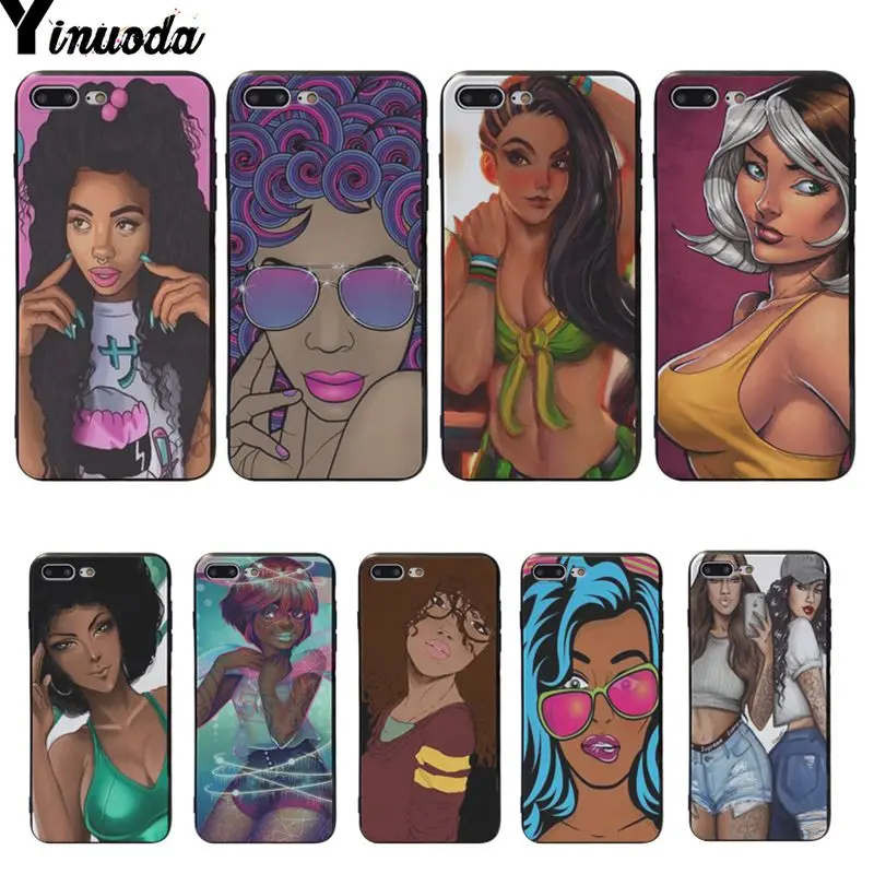 Yinuoda For iphone 6S plsu Afro Girls Soft silicone Cover cases For iphone 7 7plus 8 8plus 6s 6 6plus 5s XS XR XSMAX phone cases
Yinuoda For iphone 6S plsu Afro Girls Soft silicone Cover cases For iphone 7 7plus 8 8plus 6s 6 6plus 5s XS XR XSMAX phone cases
