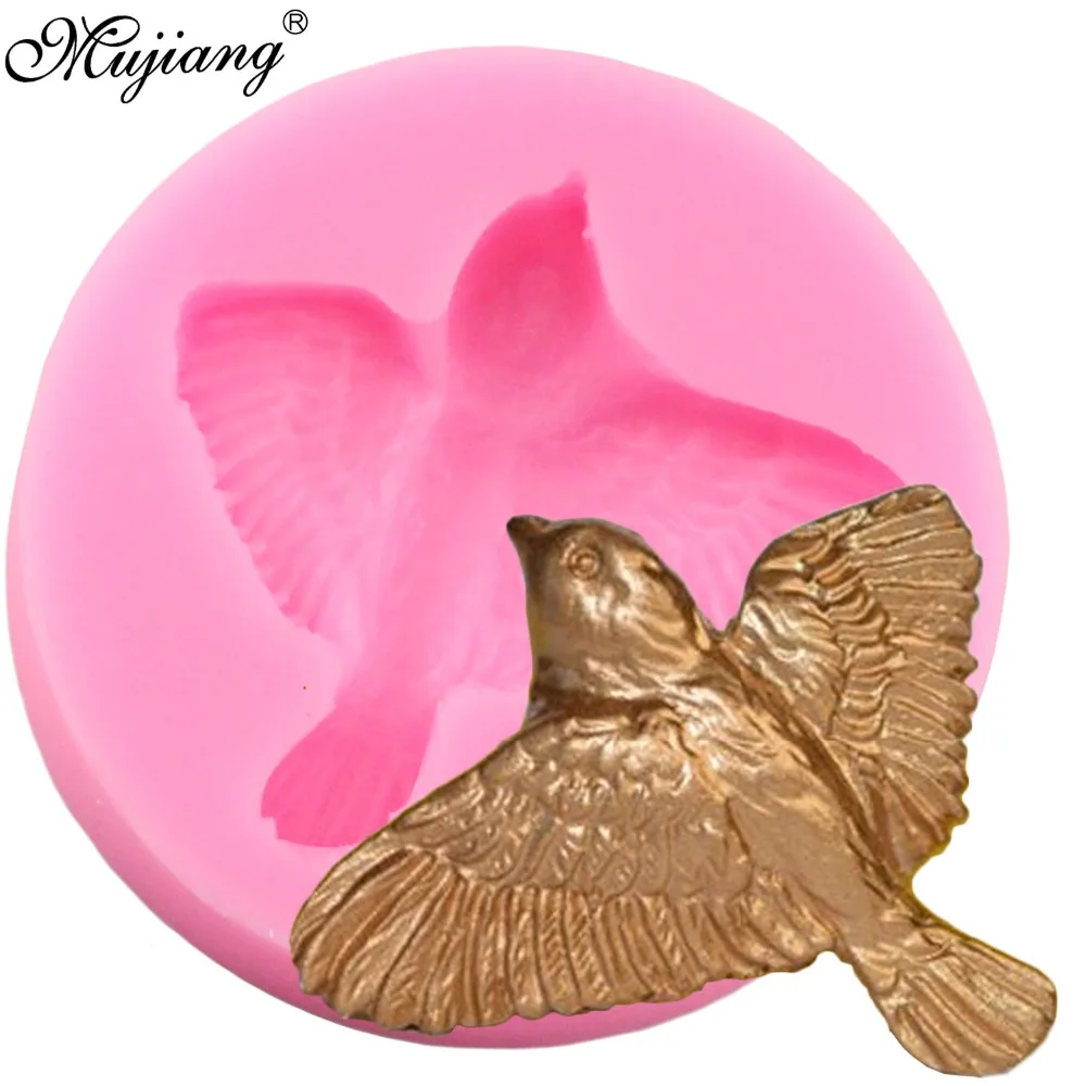 Силиконовая форма для тортов Mujiang Sugar Craft Birds фондана инструменты украшения