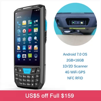 PDA Barcode scanner 1D 2D Bluetooth Android Handheld Terminal Rugged PDA Wireless 4G Mobile 1D Bar code Scanner Data Collector
PDA Barcode scanner 1D 2D Bluetooth Android Handheld Terminal Rugged PDA Wireless 4G Mobile 1D Bar code Scanner Data Collector