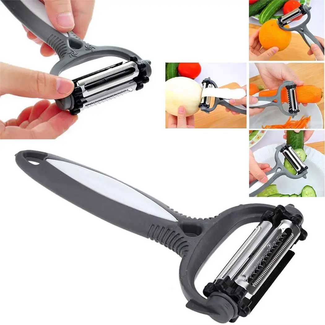 Hot 3 in 1 Potato Cutter Multifunctional 360 Degree Rotary Chip Cutter Slicer Fruit Vegetable Peeler Grater Kitchen Tool Gadget
Hot 3 in 1 Potato Cutter Multifunctional 360 Degree Rotary Chip Cutter Slicer Fruit Vegetable Peeler Grater Kitchen Tool Gadget