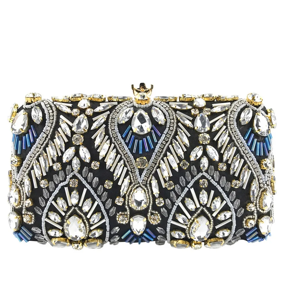 2019 Crystal Luxury Women bag Pearl Beaded Black Evening Metal Clutches Bag Wedding Party Prom Bridal Handbag Purse with chain
2019 Crystal Luxury Women bag Pearl Beaded Black Evening Metal Clutches Bag Wedding Party Prom Bridal Handbag Purse with chain