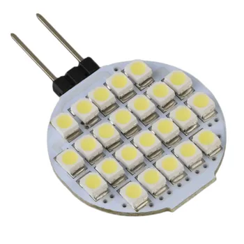 Warm/White G4 1.5W-3.5W 24 SMD 3528 Natural White Spot Lights DC 12V Home Marine Car Boat Light Bulb free shipping
Warm/White G4 1.5W-3.5W 24 SMD 3528 Natural White Spot Lights DC 12V Home Marine Car Boat Light Bulb free shipping
