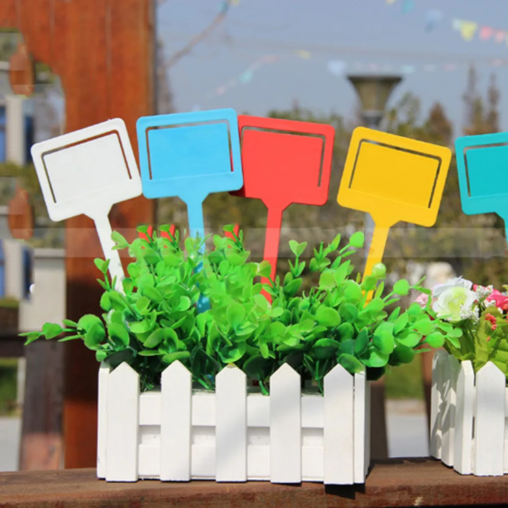 Plastic T-type Garden Gardening Label Plant Flower Nursery Label Tag For Garden Stake Tags Tool Plants Garden Decoration
Plastic T-type Garden Gardening Label Plant Flower Nursery Label Tag For Garden Stake Tags Tool Plants Garden Decoration