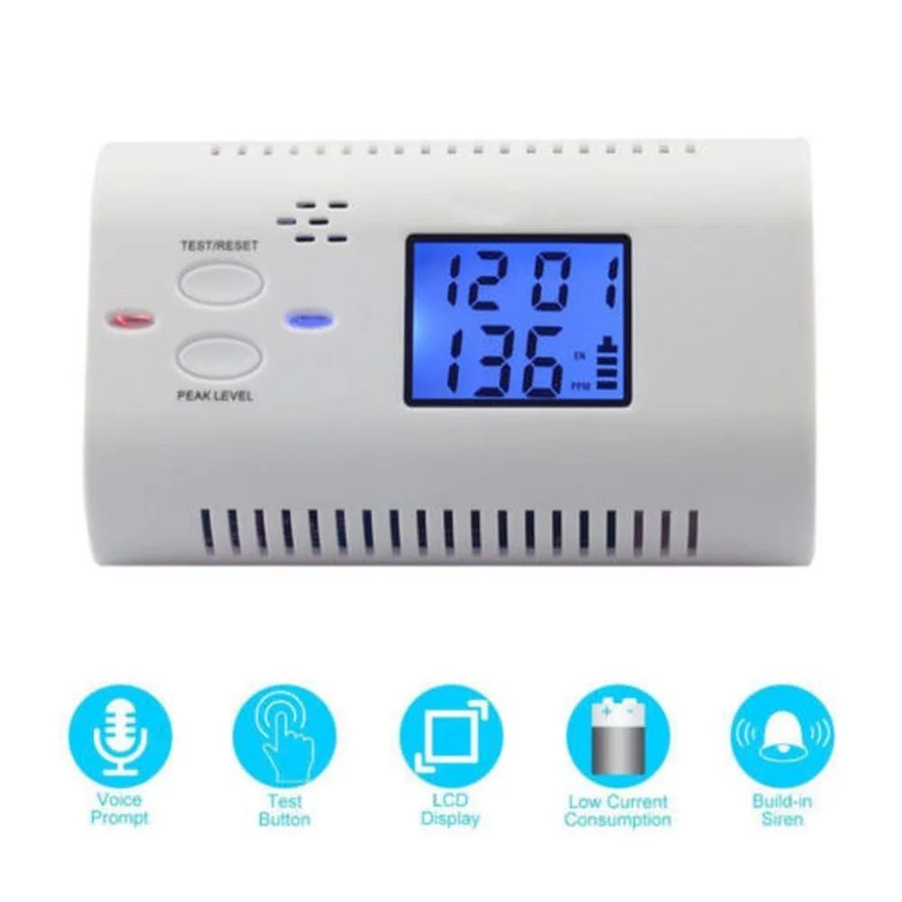 Intelligent wireless Voice carbon monoxide detector gas detector gas sensor co detector for seguridad 
Intelligent wireless Voice carbon monoxide detector gas detector gas sensor co detector for seguridad