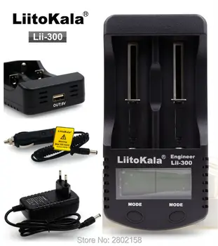 LCD Liitokala lii300 Device for 3.7 V 18650 26650 16340 Cylindrical Lithium Battery, such as 1.2V AA AAA NiMH Charger
LCD Liitokala lii300 Device for 3.7 V 18650 26650 16340 Cylindrical Lithium Battery, such as 1.2V AA AAA NiMH Charger