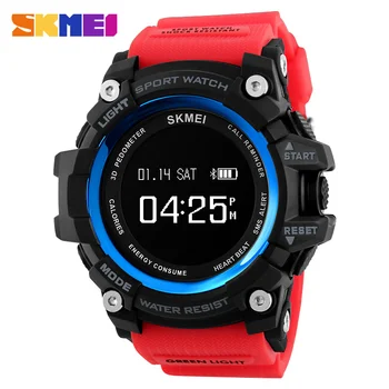 Bluetooth Men Smart Watch Heart Rate Sport Watches Pedometer Calorie rechargeable Digital Wristwatch Relogio Masculino SKMEI
Bluetooth Men Smart Watch Heart Rate Sport Watches Pedometer Calorie rechargeable Digital Wristwatch Relogio Masculino SKMEI