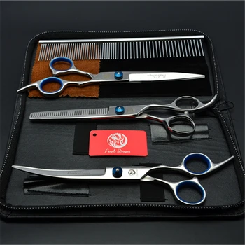 Suit 6" JP Stainless Purple Dragon Dogs Grooming Set Comb Straight Scissors Thinning Shears Up Curved Scissors Pets Shears Z3001
Suit 6" JP Stainless Purple Dragon Dogs Grooming Set Comb Straight Scissors Thinning Shears Up Curved Scissors Pets Shears Z3001