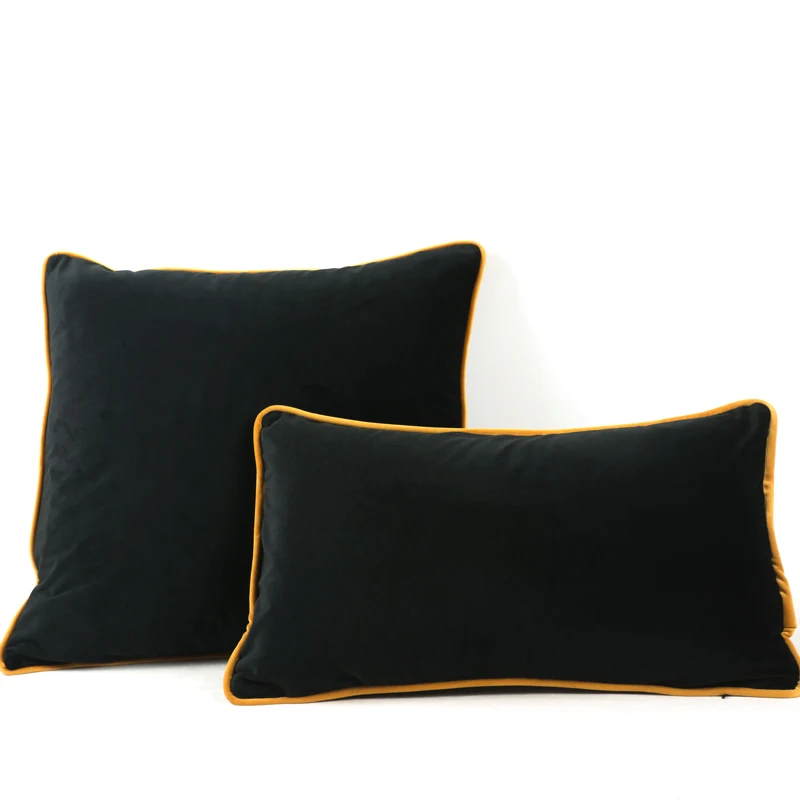 Brown Yellow Edge Velvet Black Cushion Cover Pillow Case Chair/Sofa Pillow Cover No Balling-up Home Decor Without Stuffing
Brown Yellow Edge Velvet Black Cushion Cover Pillow Case Chair/Sofa Pillow Cover No Balling-up Home Decor Without Stuffing