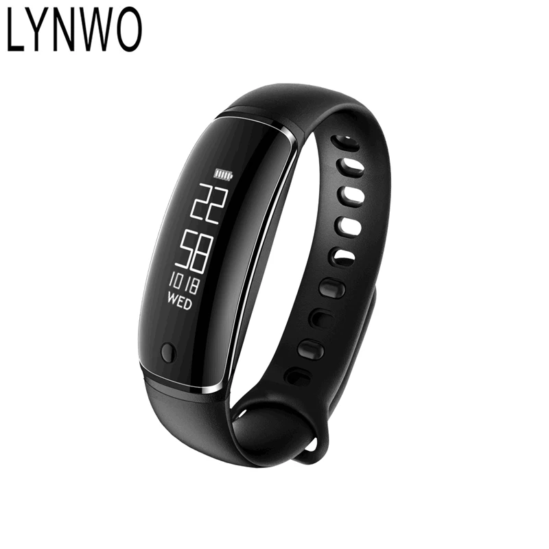 

LYNWO M4 Pro Blood Pressure Heart Rate Monitor Pedometer Fitness Tracker Smart Bracelet Wristband