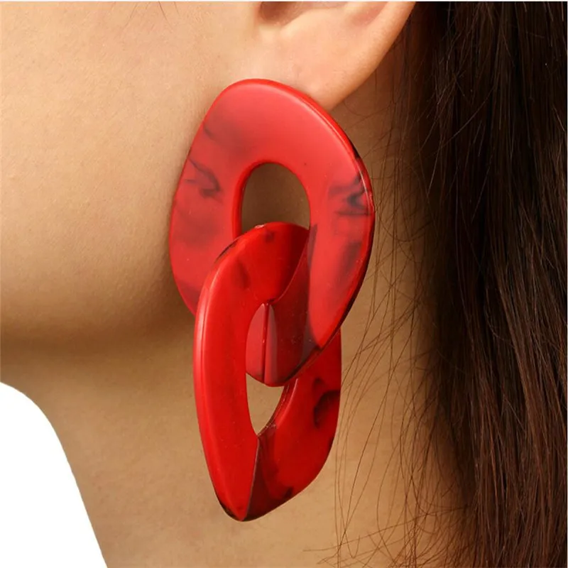 Punk Gold Colour ethnic Big Geometric 2 Circle Acrylic Long Dangle Earrings For Women Bohemian Party Exaggerated Fashion Jewelry
Punk Gold Colour ethnic Big Geometric 2 Circle Acrylic Long Dangle Earrings For Women Bohemian Party Exaggerated Fashion Jewelry