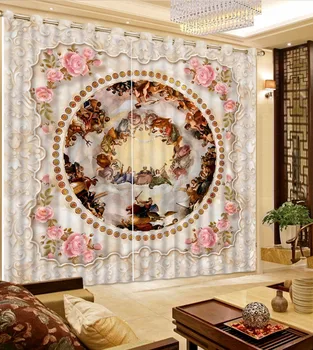 European Curtains Living room Luxury 3D Window Curtain rose pattern Printing Polyester Bedroom Curtain 2 Pieces 2017A14
European Curtains Living room Luxury 3D Window Curtain rose pattern Printing Polyester Bedroom Curtain 2 Pieces 2017A14