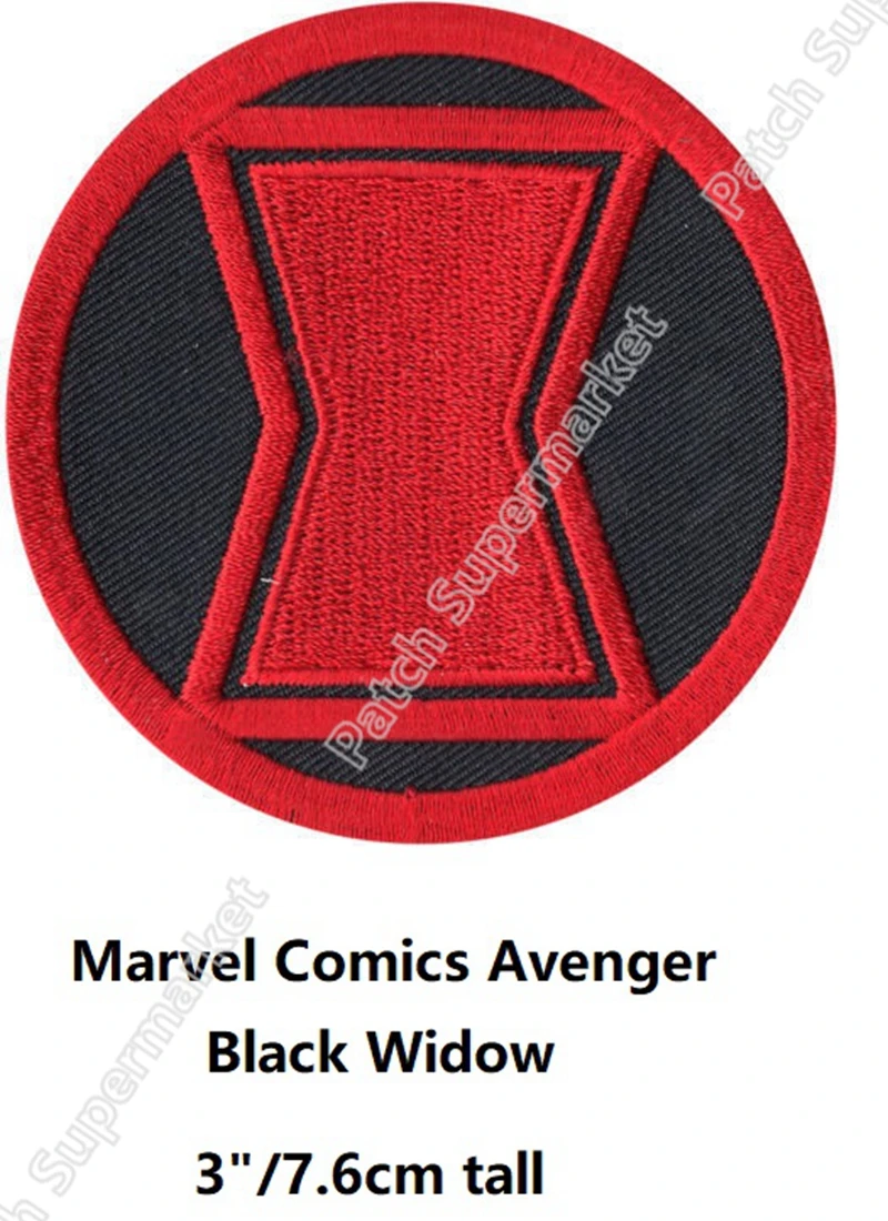 3" Black Widow LOGO Marvel Comic Embroidered badge Avengers Infinity War TV Movie Embroidered Iron On Patches for clothing
3" Black Widow LOGO Marvel Comic Embroidered badge Avengers Infinity War TV Movie Embroidered Iron On Patches for clothing