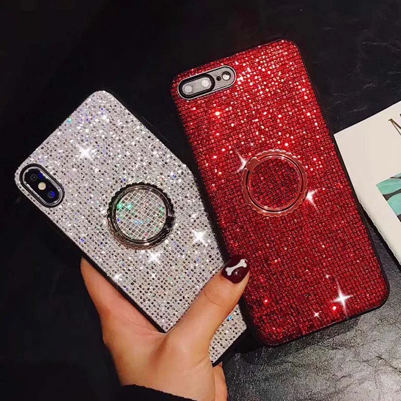 Luxury Bling Glitter Case for Samsung Galaxy S10 Plus S10 Lite S10E S8 Plus S9 Note 9 8 Shining Cover Ring Kickstand Phone Cases
Luxury Bling Glitter Case for Samsung Galaxy S10 Plus S10 Lite S10E S8 Plus S9 Note 9 8 Shining Cover Ring Kickstand Phone Cases