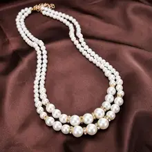 Korean Double Layer Pearl Choker Necklace For Women Silve/gold Color Necklaces & Pendants Jewelry Charms Jewellery Collier Femme
Korean Double Layer Pearl Choker Necklace For Women Silve/gold Color Necklaces & Pendants Jewelry Charms Jewellery Collier Femme