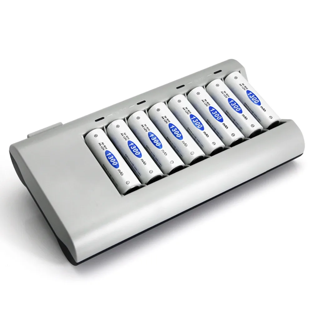 SOONHUA 8 Slots Battery Chargers With LED Light Smart Quick Charger US EU UK Plug for AA AAA NI-MH Ni-Cd Rechargeable Battery
SOONHUA 8 Slots Battery Chargers With LED Light Smart Quick Charger US EU UK Plug for AA AAA NI-MH Ni-Cd Rechargeable Battery