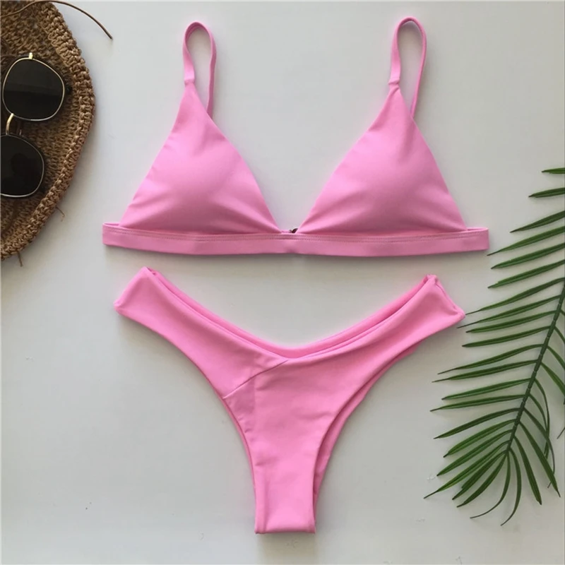 S-L Female Solid Brazilian Bikinis Swimsuits Women Sexy Bikini set Swimwear Biquini Vintage Beachwear Bathing Suit Swim 2019
S-L Female Solid Brazilian Bikinis Swimsuits Women Sexy Bikini set Swimwear Biquini Vintage Beachwear Bathing Suit Swim 2019