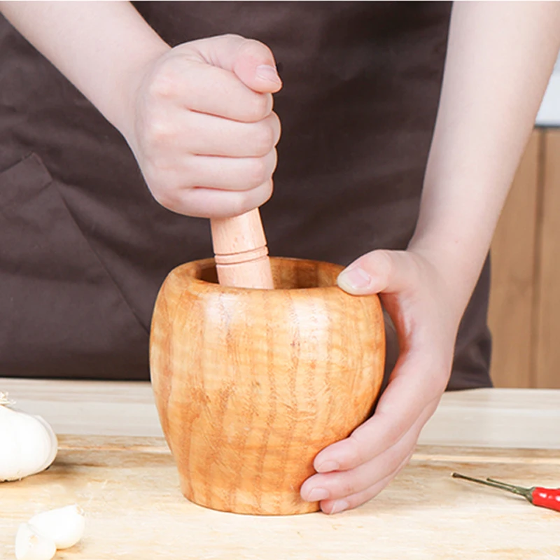 050 Multi - function Solid wood grinder garlic bowl grinding machine mills
050 Multi - function Solid wood grinder garlic bowl grinding machine mills