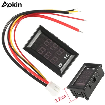 2pcs/lot 0.28"LED DC0-100V 10A Digital voltmeter Ammeter 2in1 Multimeter 12V/24V Voltage Amperage Meter Volt Amp Gauge Panel
2pcs/lot 0.28"LED DC0-100V 10A Digital voltmeter Ammeter 2in1 Multimeter 12V/24V Voltage Amperage Meter Volt Amp Gauge Panel