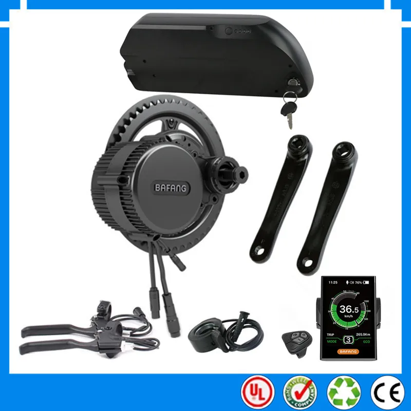 EU US No tax Bafang BBS02B 48V 750W Mid Drive Motor Electric Bicycle Conversion Kits with 48v 13ah 17.5ah Li-ion battery
EU US No tax Bafang BBS02B 48V 750W Mid Drive Motor Electric Bicycle Conversion Kits with 48v 13ah 17.5ah Li-ion battery